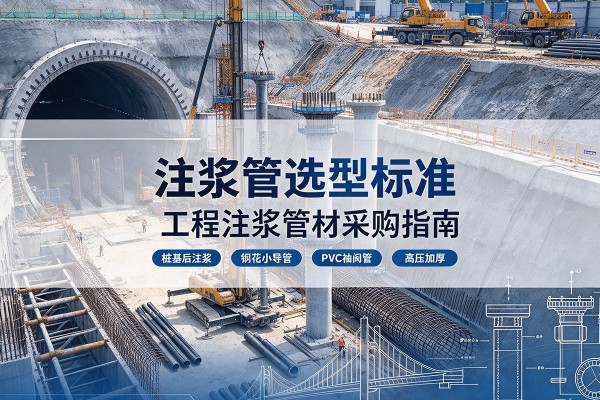 掇刀注浆管选型标准