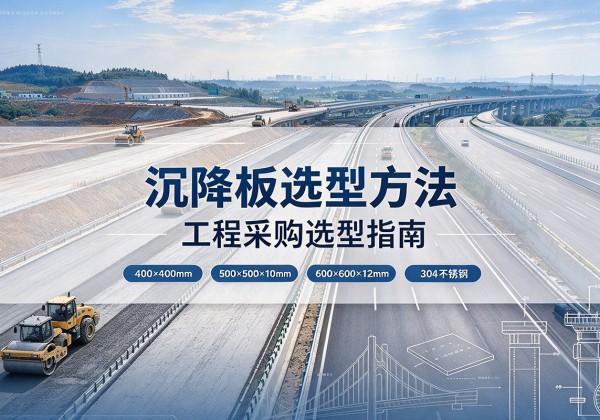 掇刀沉降板选择方法